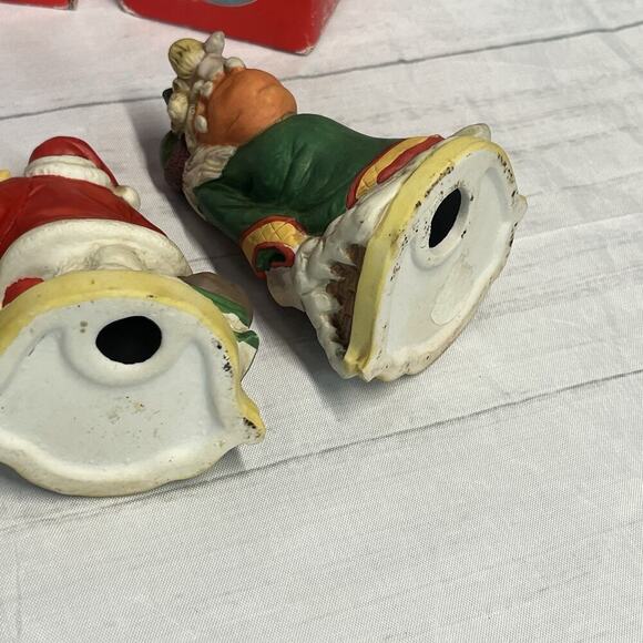 Santas of the Nations Lot of 6 Hand Painted Porcelain...